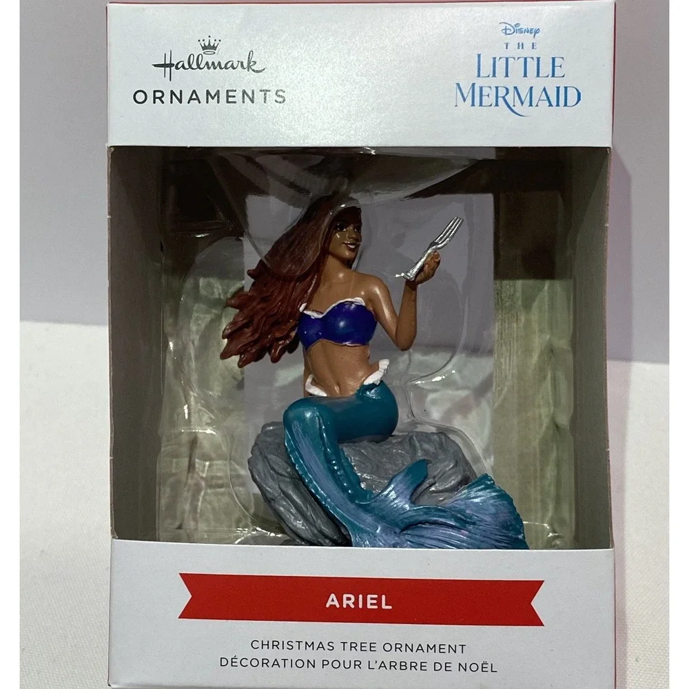 Hallmark 2024 Disney The Little Mermaid Ariel Red Box Christmas Ornament‎